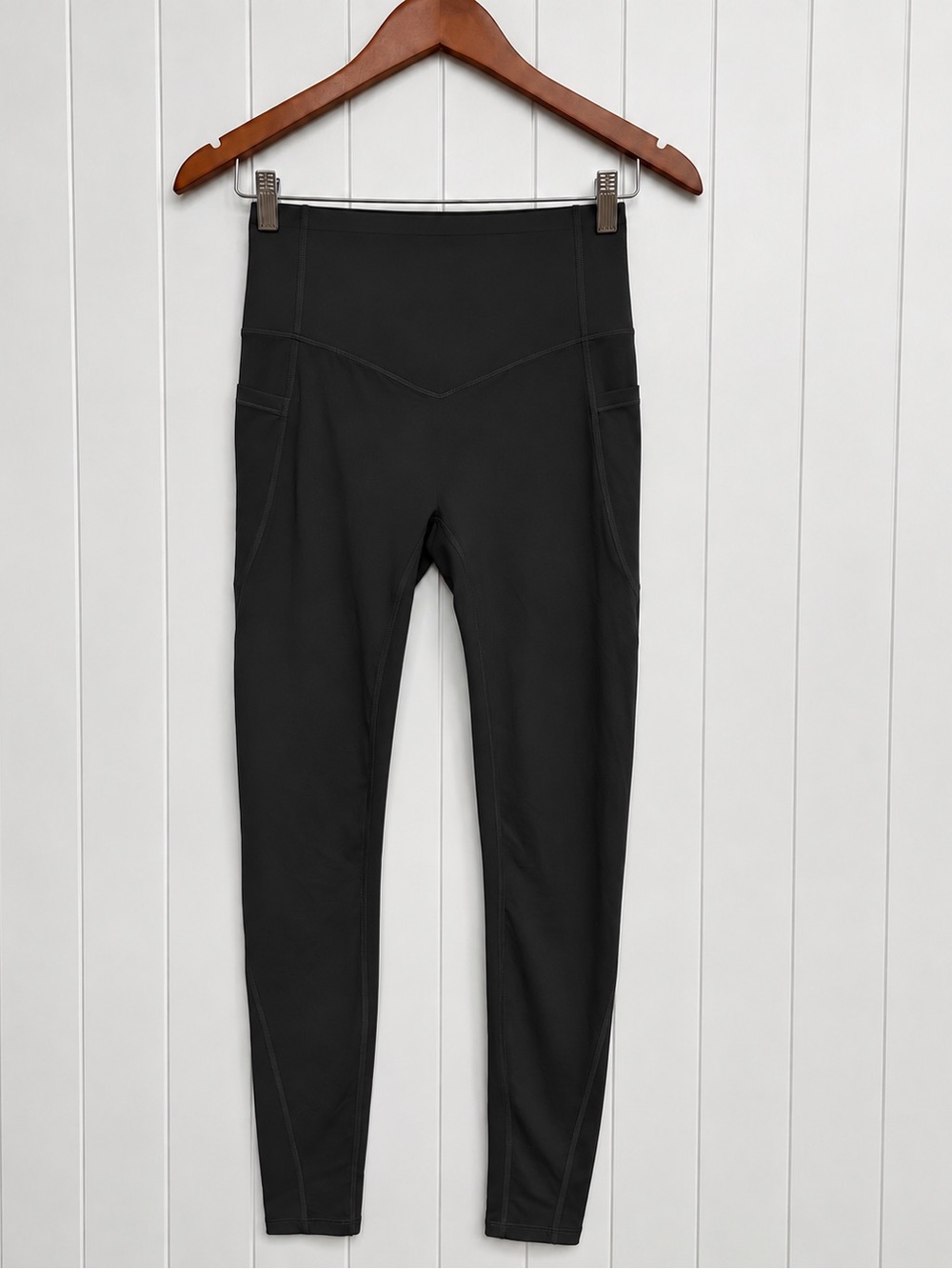 Halara Black UltraSculpt High Waisted Shaping Leggings Small Full Length NWOT